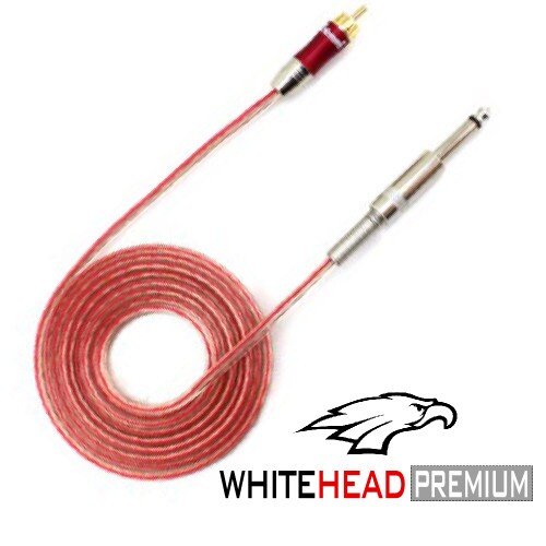 Cabo RCA White Head Premium Ref.1316-vermelho